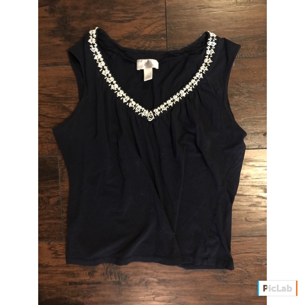 Beaded Tank by LOFT